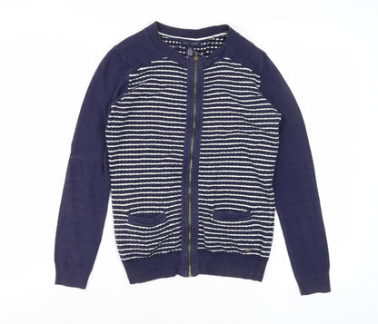 Womens UK Size XS Tommy Hilfiger Blue Cardigan Jumper