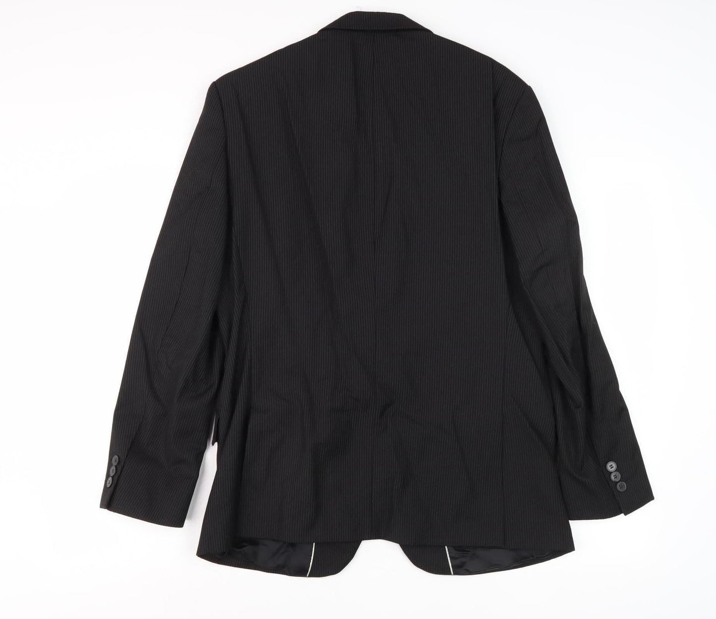 Mens UK Size 40 Jeff Banks Regular Black Suit Jacket