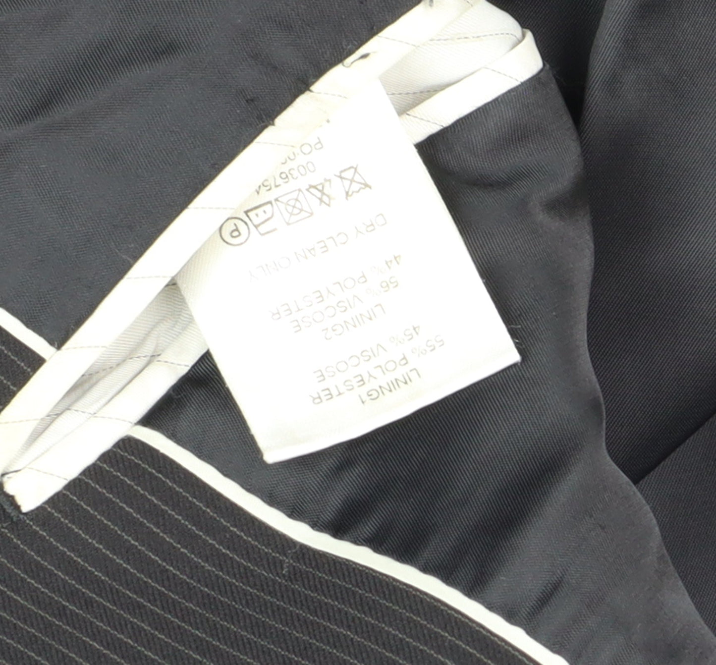 Mens UK Size 40 Jeff Banks Regular Black Suit Jacket
