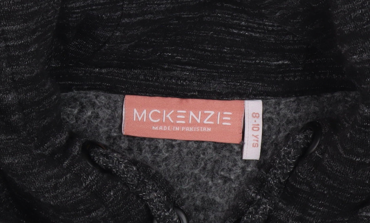 McKenzie Girls Black Pullover Hoodie 8-10 Years