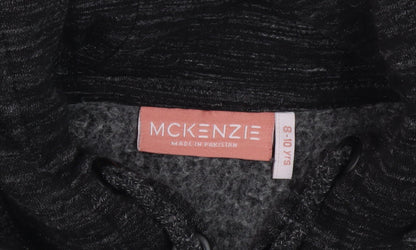McKenzie Girls Black Pullover Hoodie 8-10 Years