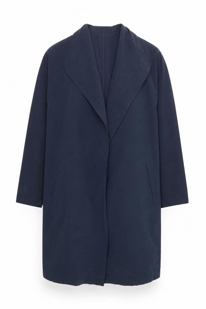 Womens UK Size L Jacqueline de Yong Blue Overcoat