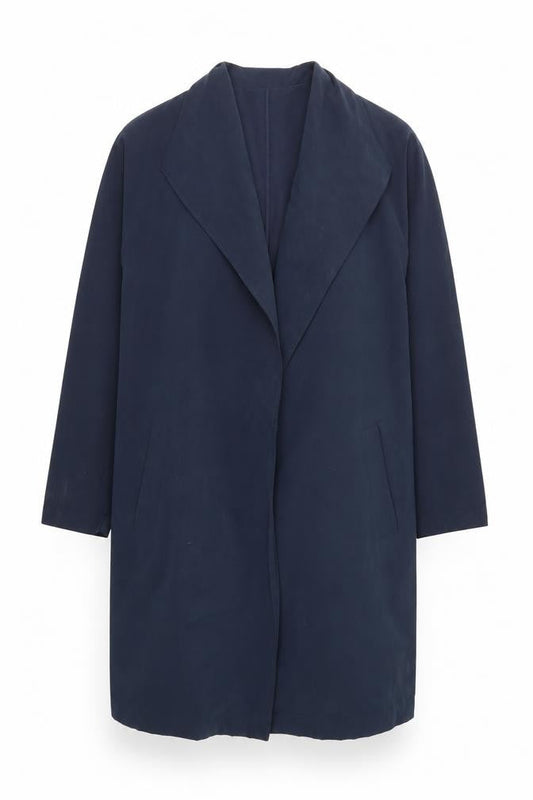 Womens UK Size L Jacqueline de Yong Blue Overcoat