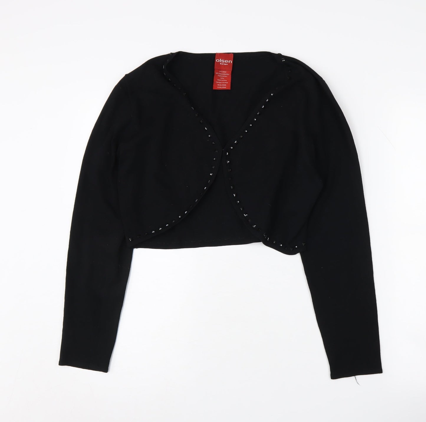 Womens UK Size 16 Olsen Black Cardigan Jumper