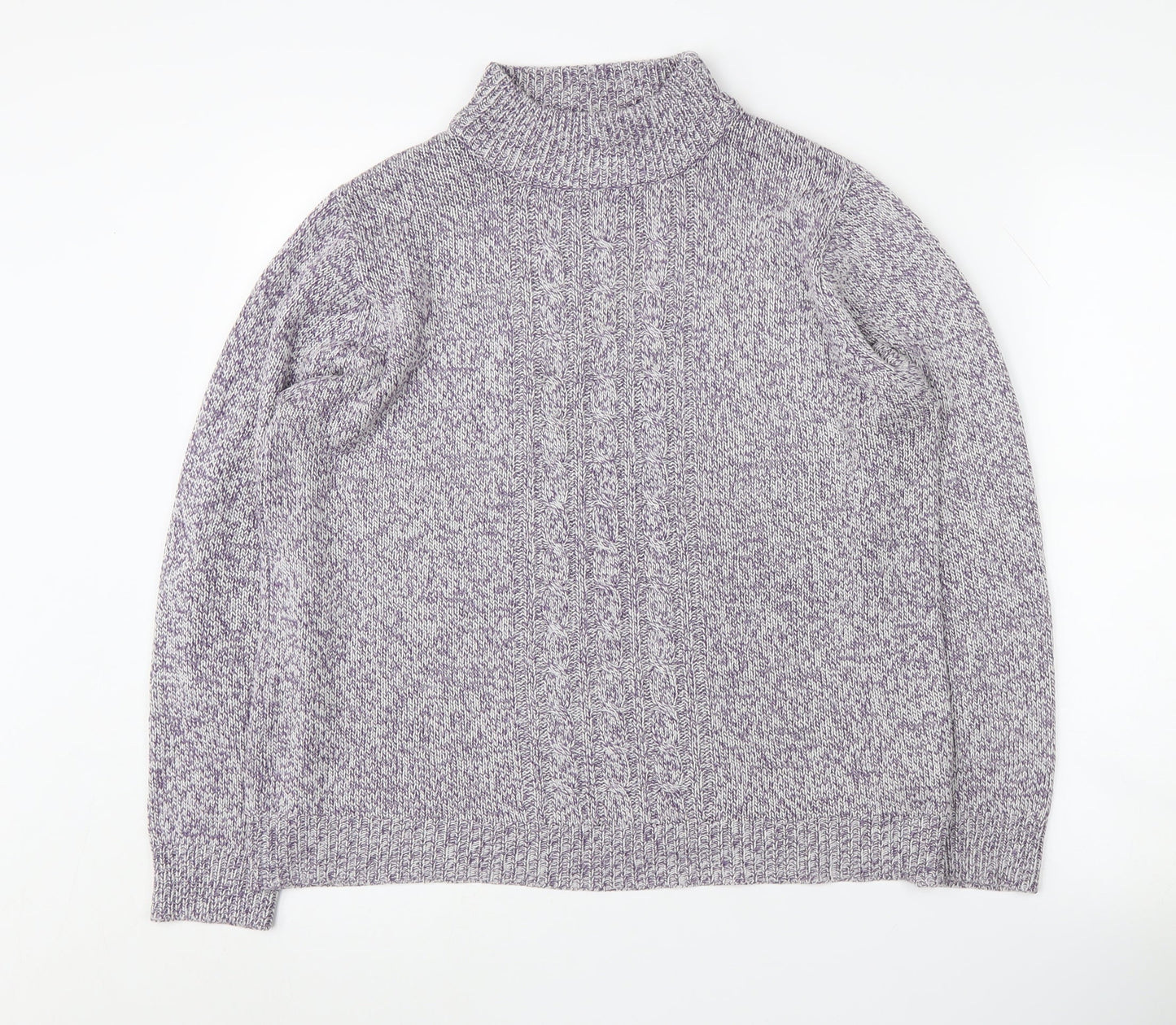 Womens UK Size 16 Damart Purple Pullover Jumper