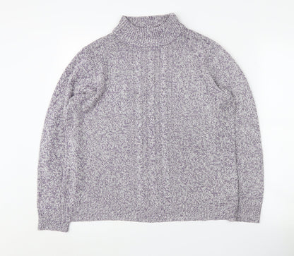 Womens UK Size 16 Damart Purple Pullover Jumper