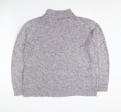 Womens UK Size 16 Damart Purple Pullover Jumper