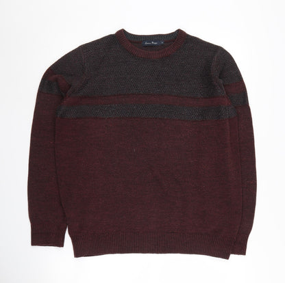 James Pringle Men's Red Pullover Jumper M