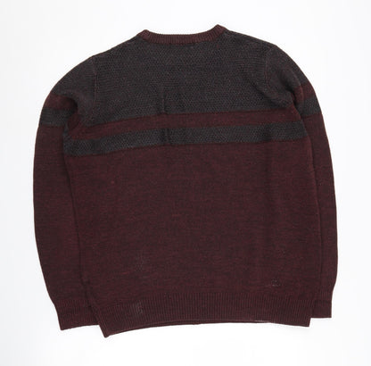 James Pringle Men's Red Pullover Jumper M