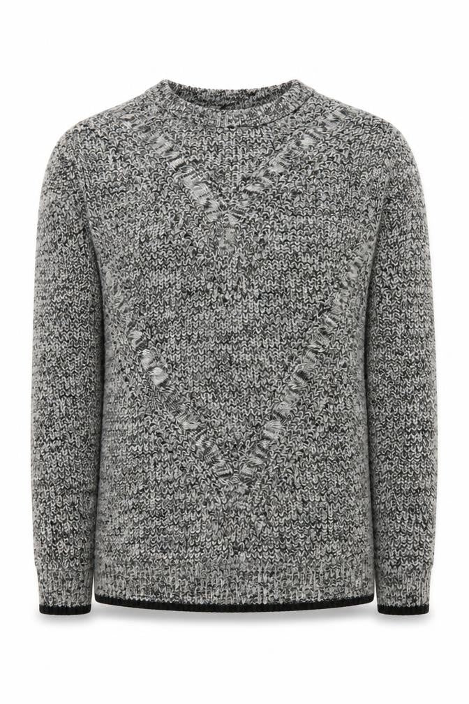 Mens UK Size S Topman Grey Pullover Jumper