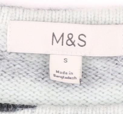 Womens UK Size S Marks and Spencer Multicoloured Pullover Jumper