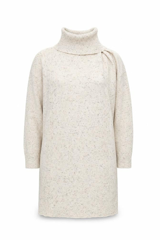 Womens UK Size 10 Mango Beige Tunic Jumper