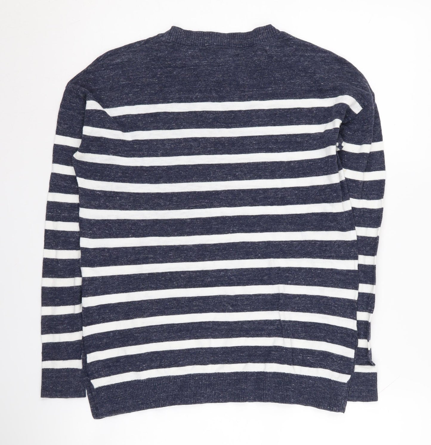 Womens UK Size 6 Fat Face Blue Pullover Jumper