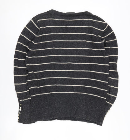 Womens UK Size M Mint Velvet Grey  Jumper