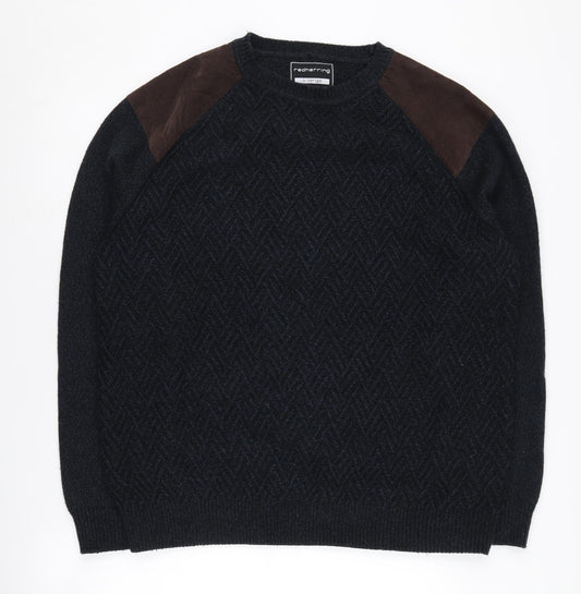 Red Herring Men's XL Black Pullover Jumper
