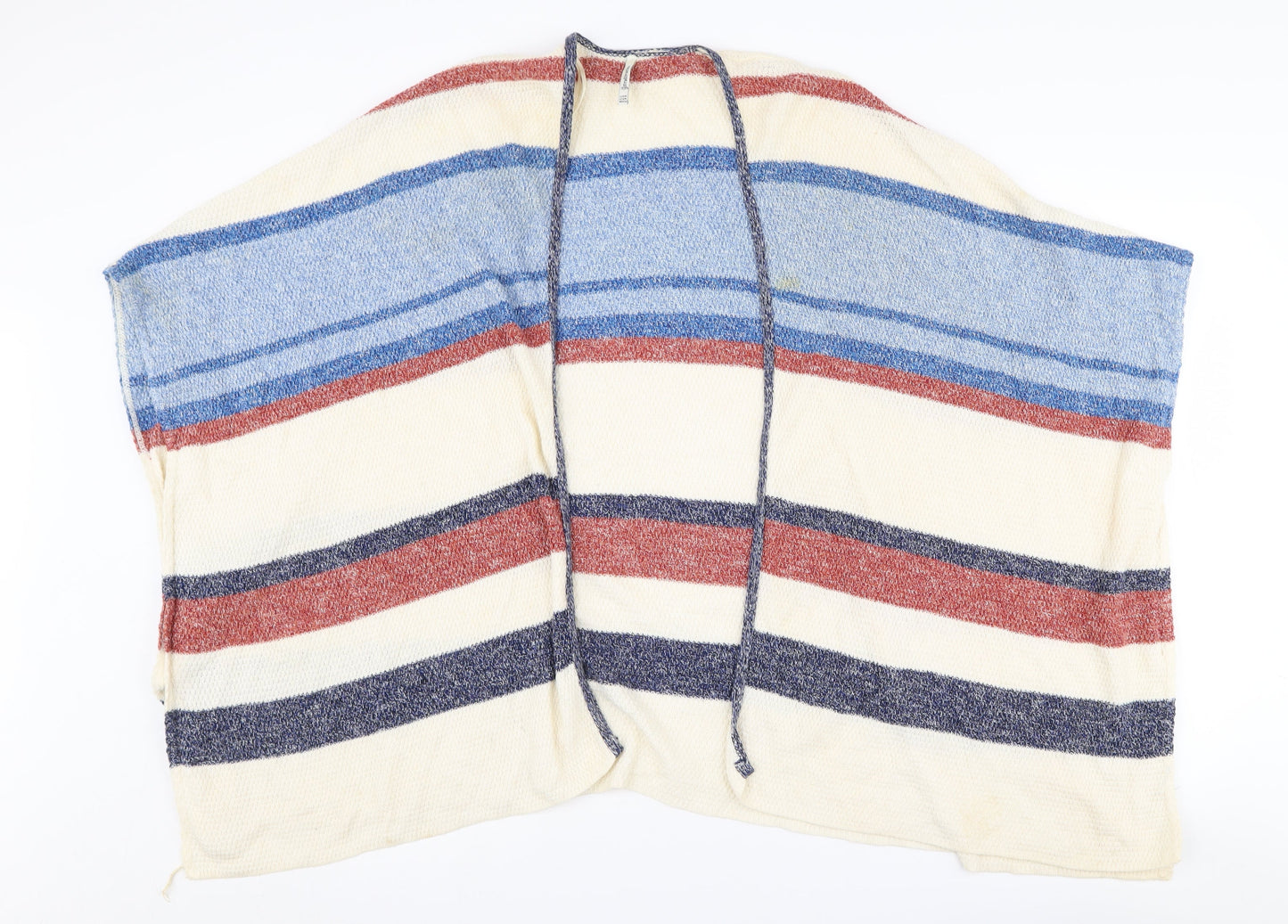 Womens UK Size M Stradivarius Multicoloured Cape Jumper