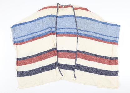 Womens UK Size M Stradivarius Multicoloured Cape Jumper