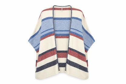 Womens UK Size M Stradivarius Multicoloured Cape Jumper