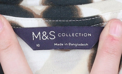 Womens UK Size 16 Marks and Spencer Beige  T-Shirt