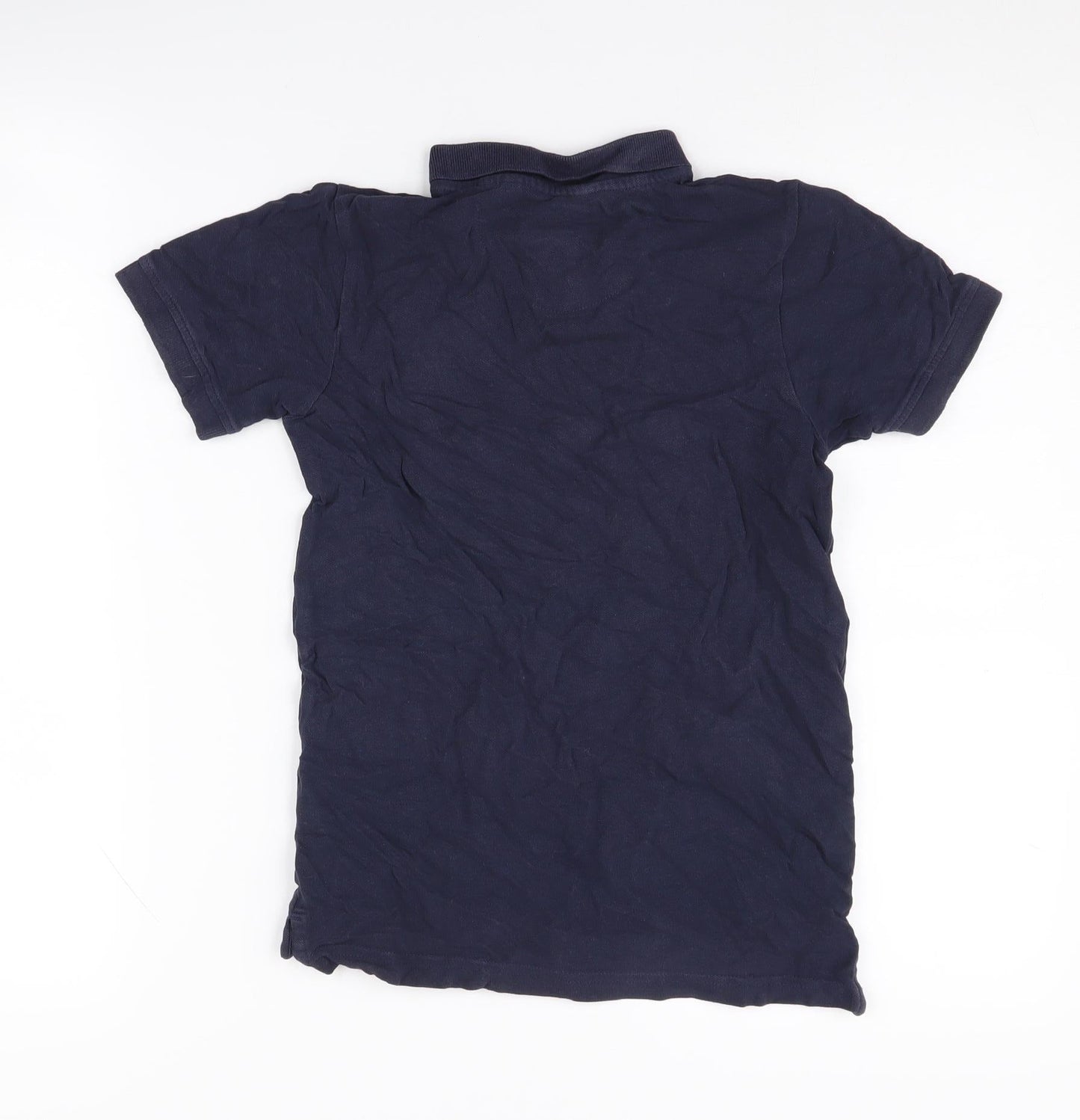 Next Boys Blue Polo Shirt Short Sleeve 10 Years