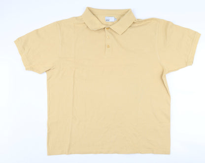 Zantos Men's Beige 2XL Polo Short Sleeve Cotton