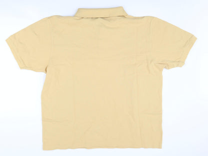 Zantos Men's Beige 2XL Polo Short Sleeve Cotton