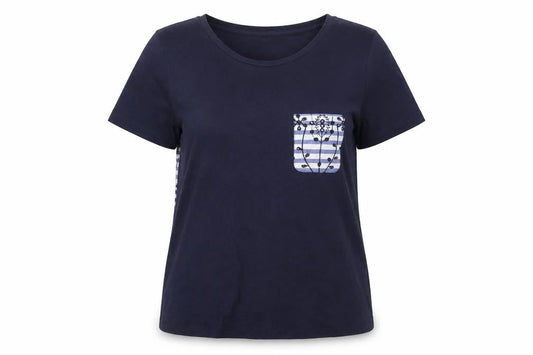Womens UK Size 8 Marks and Spencer Blue  T-Shirt