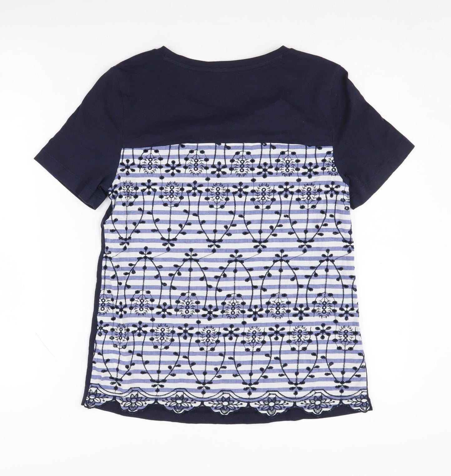Womens UK Size 8 Marks and Spencer Blue  T-Shirt