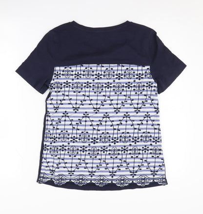 Womens UK Size 8 Marks and Spencer Blue  T-Shirt