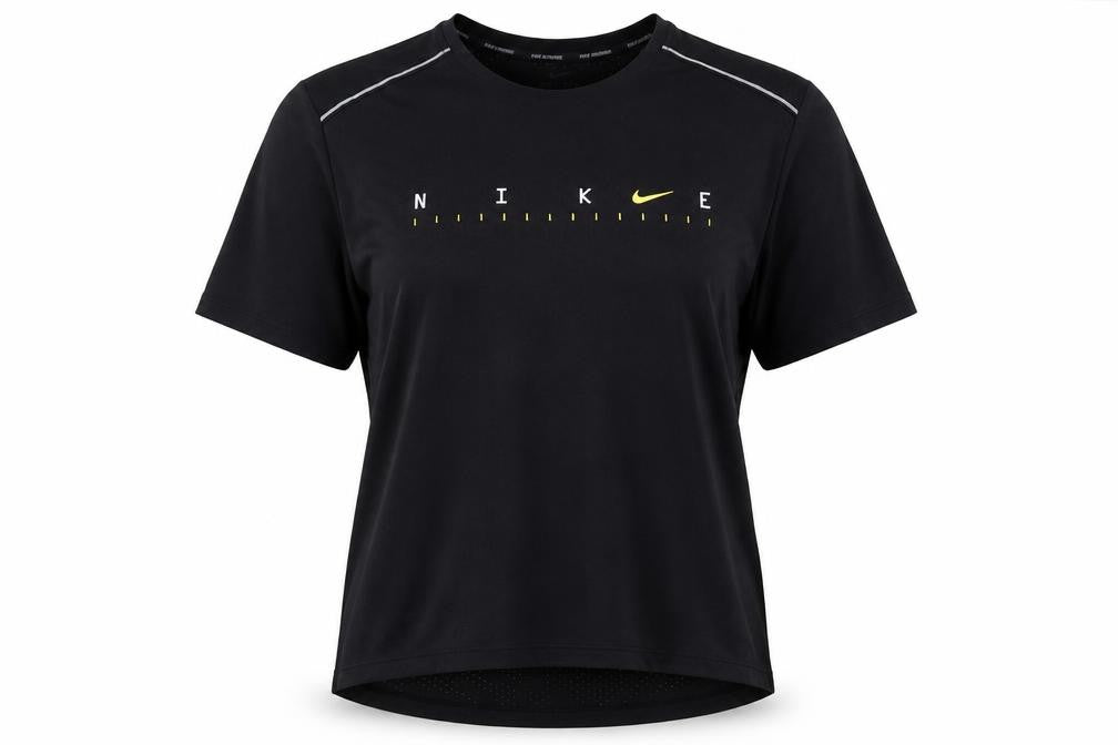 Womens UK Size XL Nike Black Running & Jogging T-Shirt