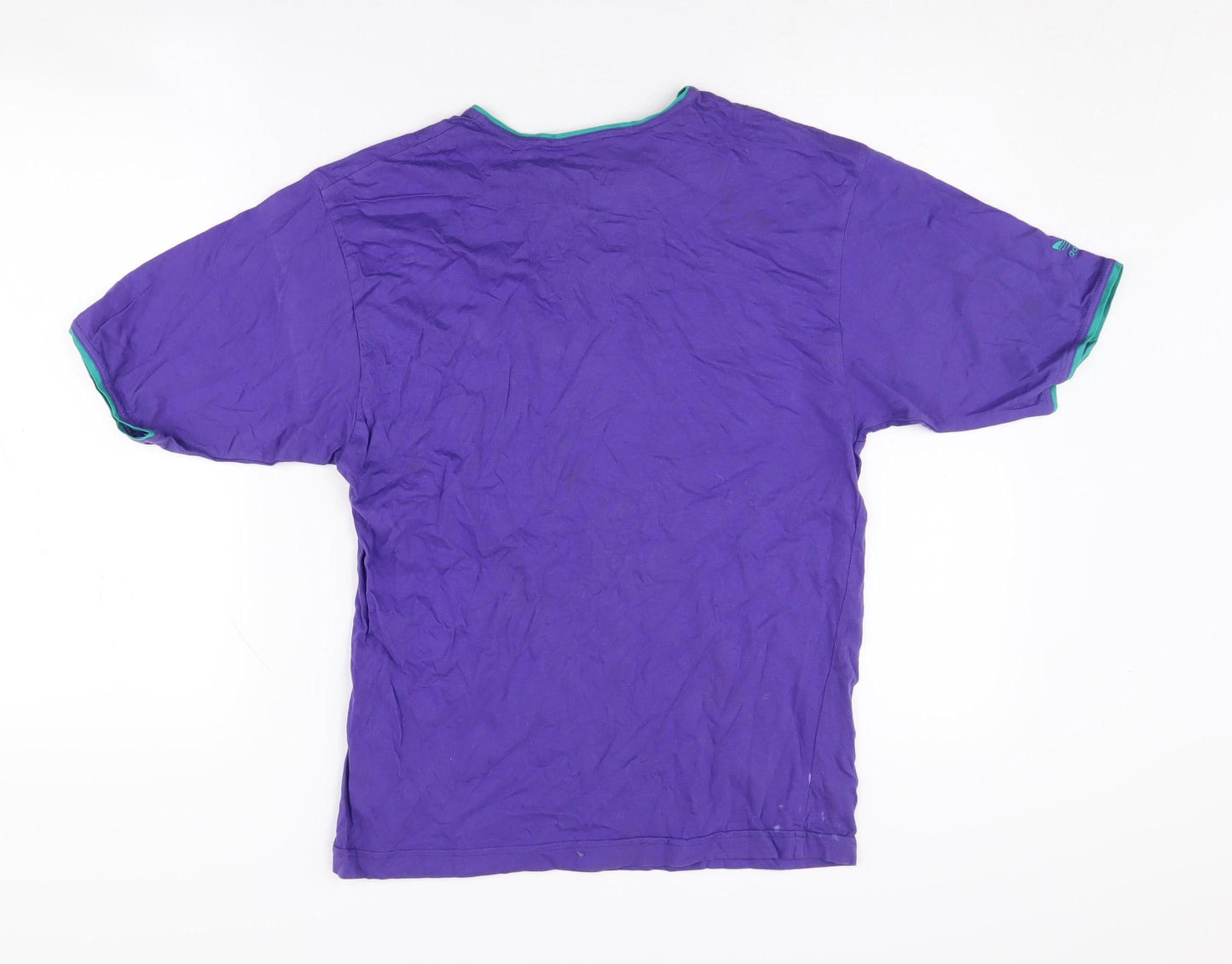 Unisex Adults UK Size 12 adidas Purple  T-Shirt