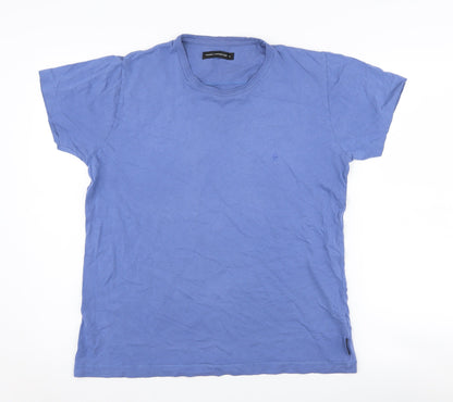 Mens UK Size M French Connection Blue  T-Shirt