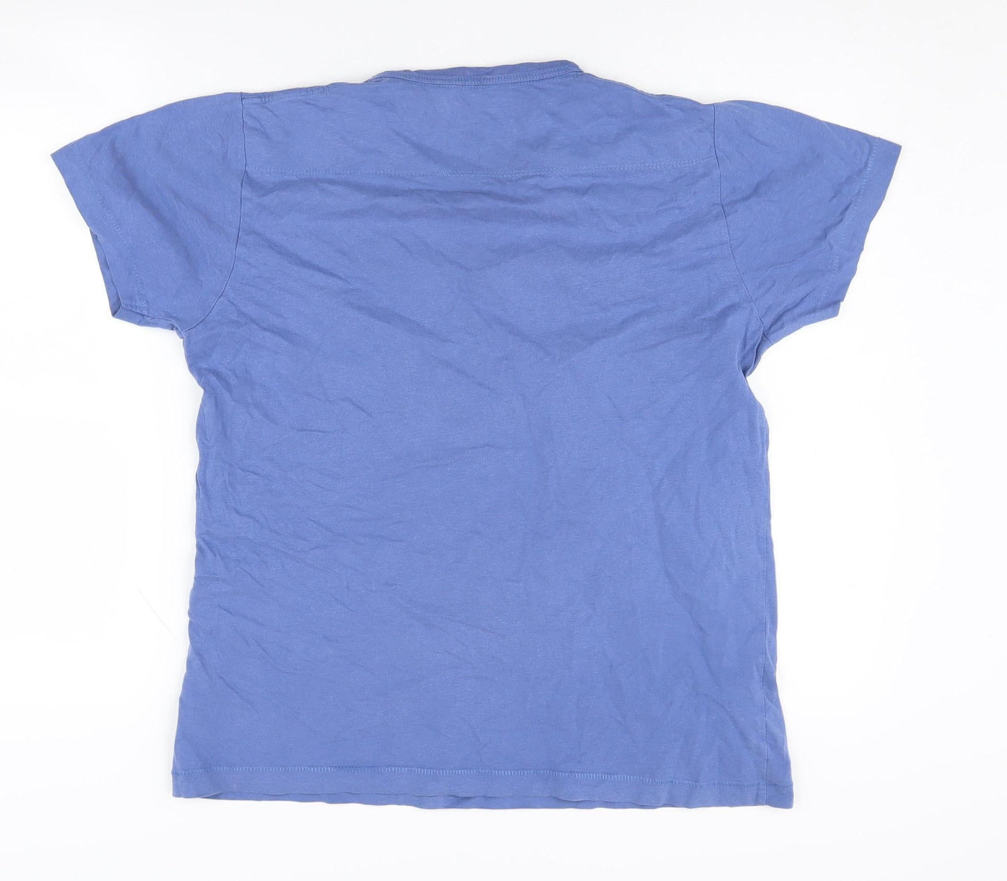 Mens UK Size M French Connection Blue  T-Shirt