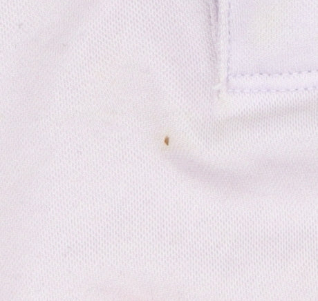 DKNY Men's Purple Polo Shirt, Medium, Short Sleeve