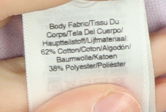 DKNY Men's Purple Polo Shirt, Medium, Short Sleeve