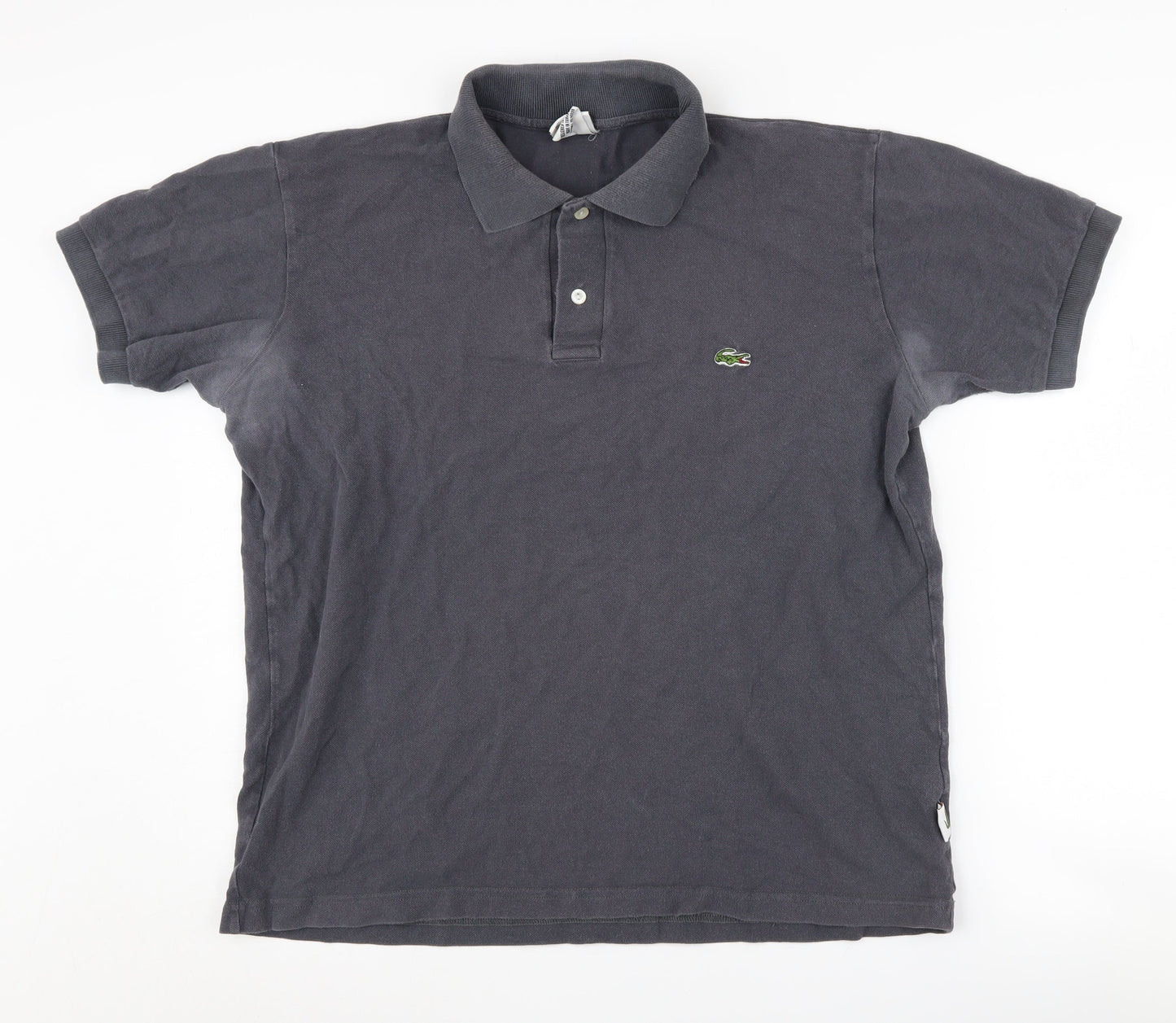 Lacoste Men's Grey XL Cotton Polo Shirt