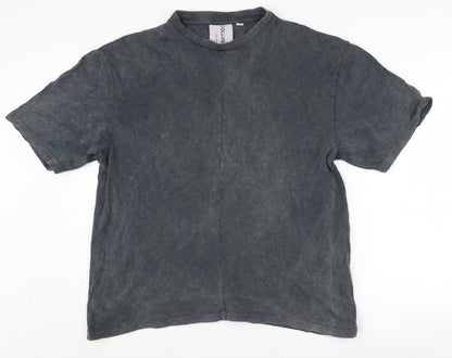 Mens UK Size M COLLUSION Black  T-Shirt