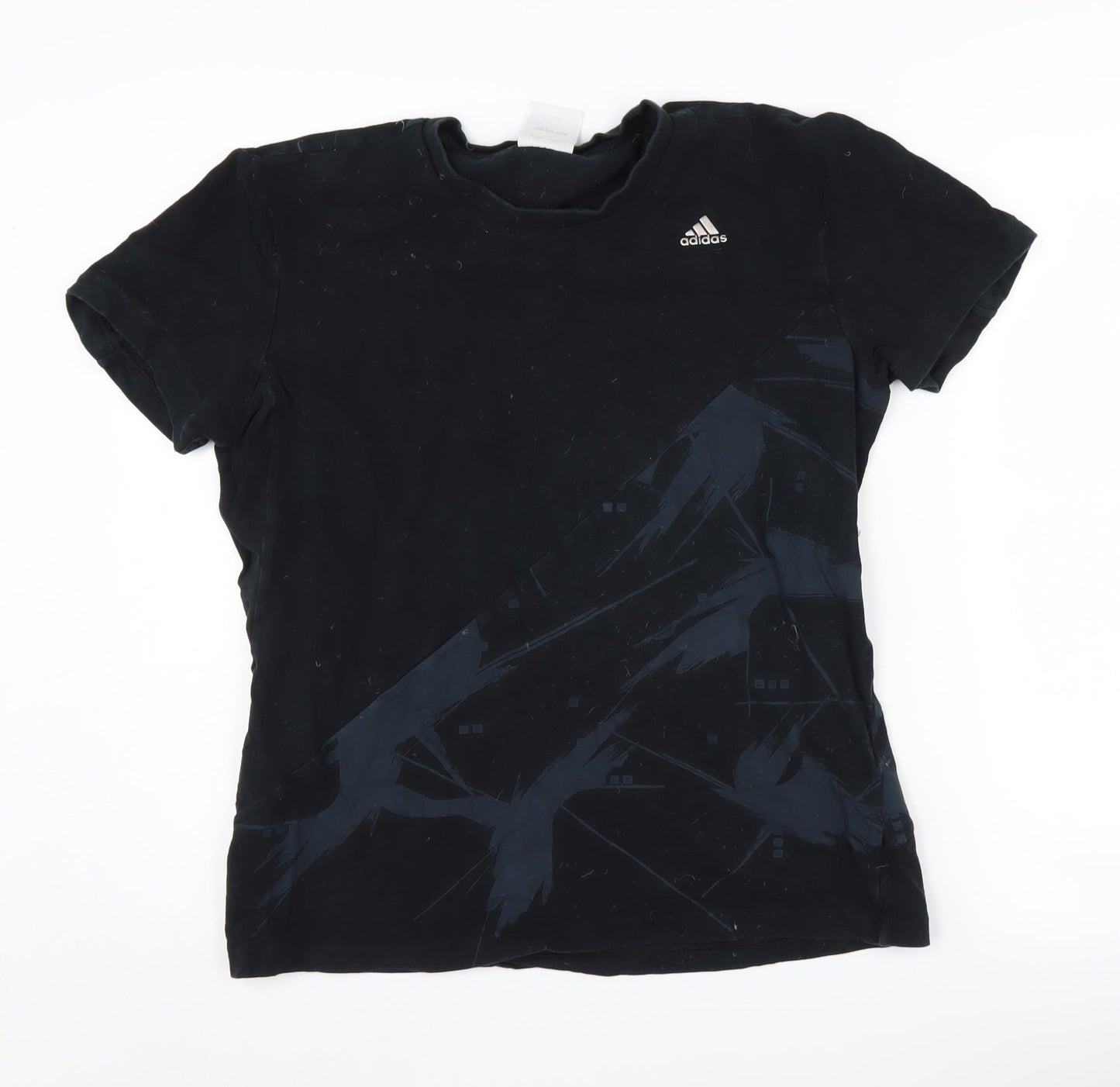 Adidas Men's M Black Short Sleeve Crew Neck T-Shirt