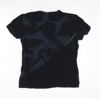 Adidas Men's M Black Short Sleeve Crew Neck T-Shirt