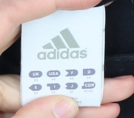 Adidas Men's M Black Short Sleeve Crew Neck T-Shirt