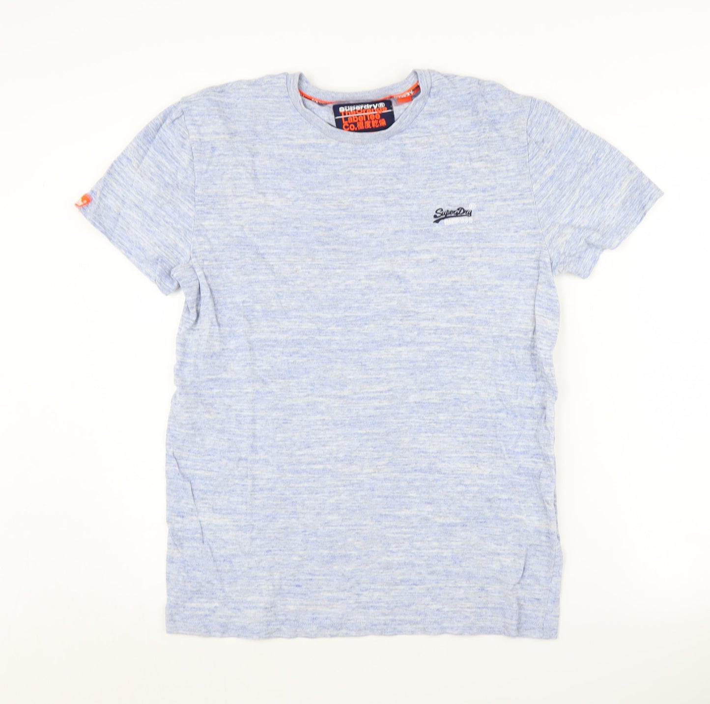 Superdry Men's Blue T-Shirt L Jersey Crew Neck