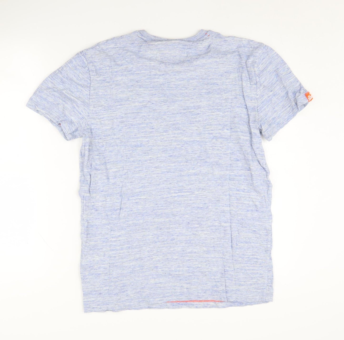 Superdry Men's Blue T-Shirt L Jersey Crew Neck