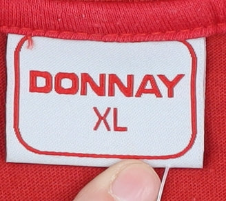 Mens UK Size XL Donnay Red  T-Shirt