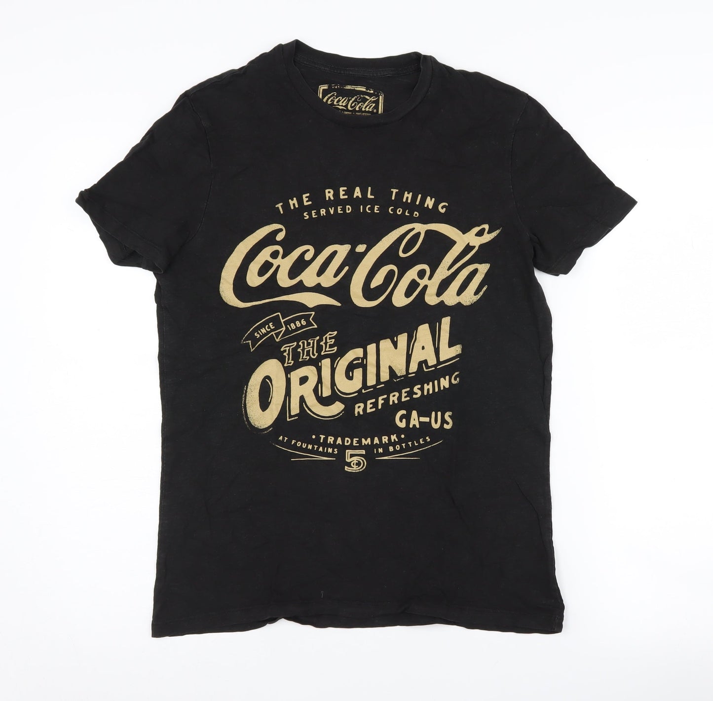 Tu Coca-Cola Black Men's S Retro Graphic T-Shirt