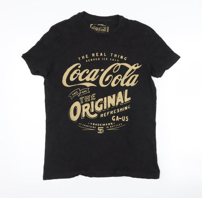 Tu Coca-Cola Black Men's S Retro Graphic T-Shirt