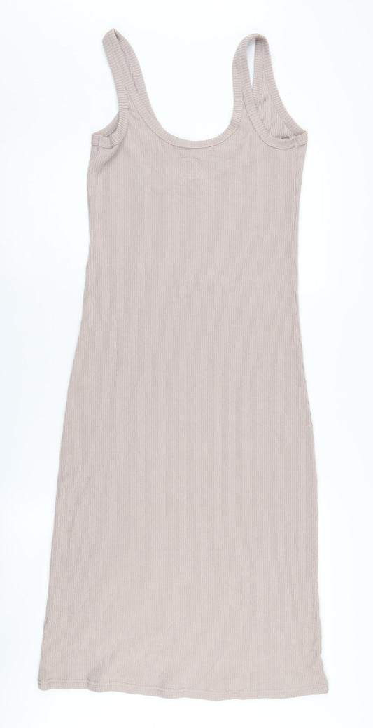 John Lewis Women’s Beige Knit Tank Dress M