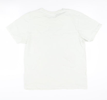 Space Jam Men's White T-Shirt, Small, Graphic Print