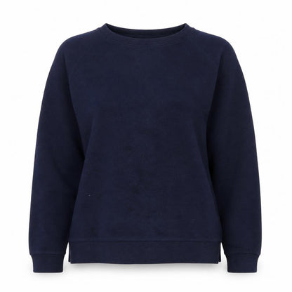 Front view of JD Williams Women's Blue Pullover Sweatshirt, size 14