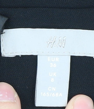 H&M Women's Black Pencil Skirt, Size 8