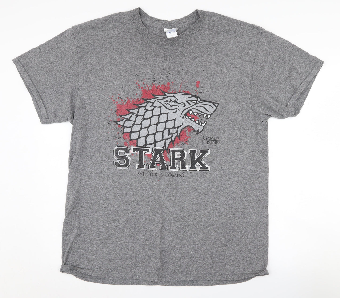Unisex Adults UK Size L Game Of Thrones Grey  T-Shirt
